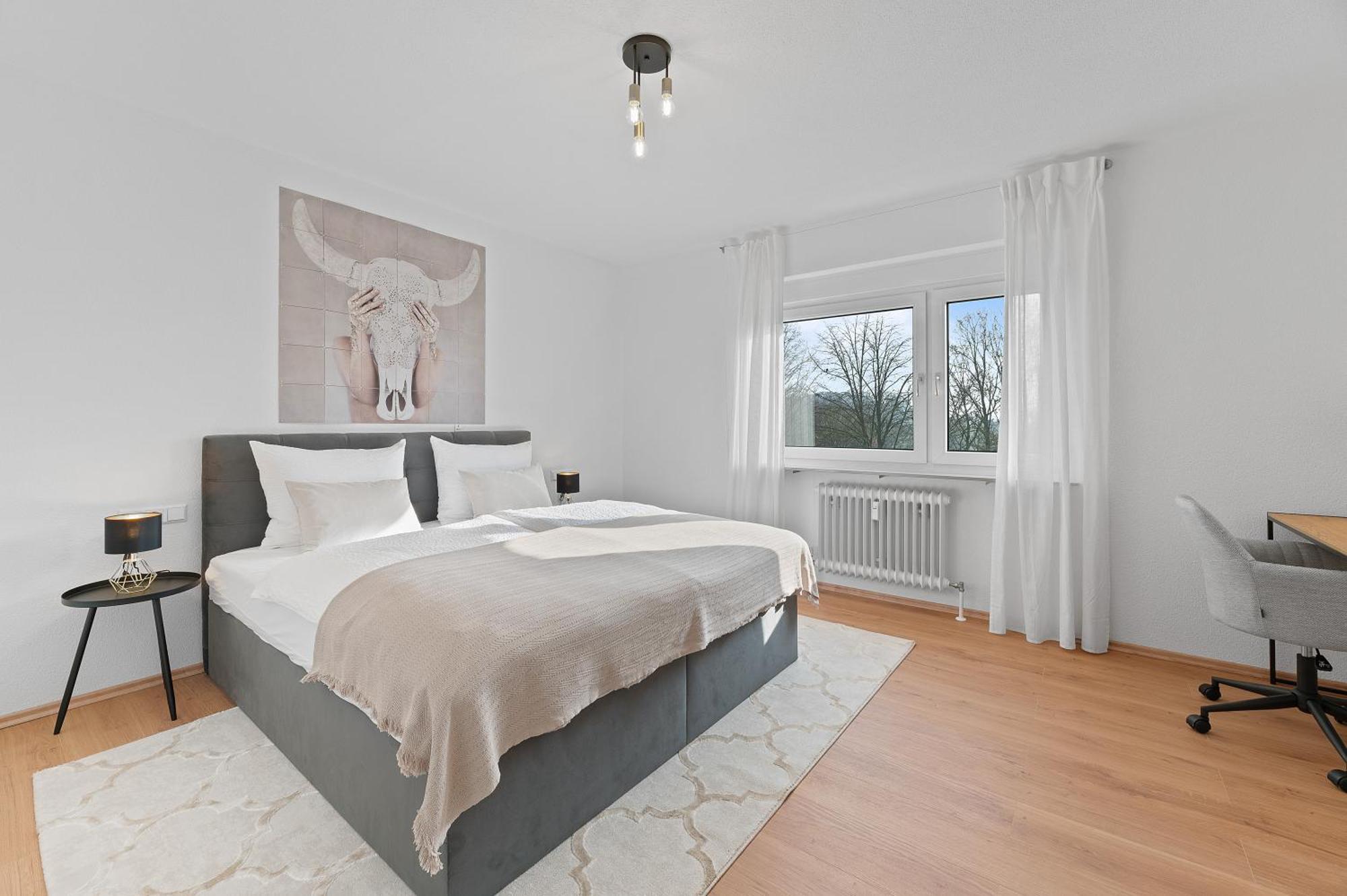 Roomfall Am Kurpark Mit Blick Ins Gruene-Parkplatz-Waschmaschine-Kueche-Wifi باد رابينو المظهر الخارجي الصورة